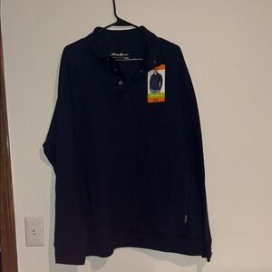 Eddie Bauer Navy Pullover Sweater XXL